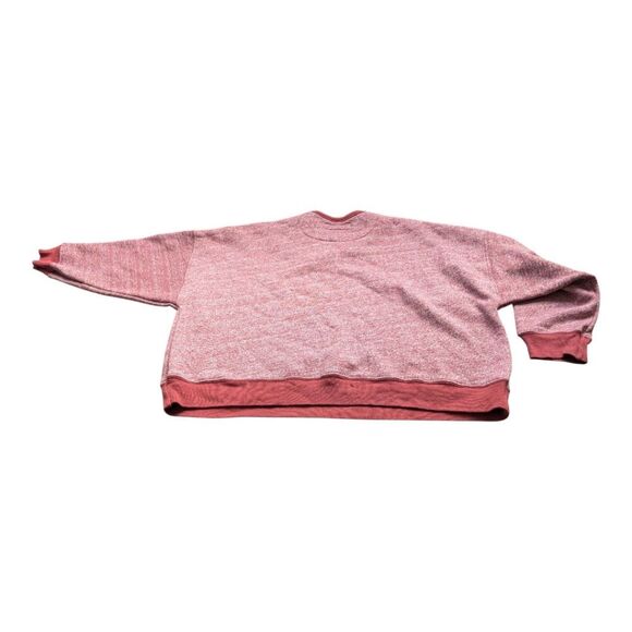 THE GREAT. Heathered Red Teammate Contrast Edging Sweatshirt Small - Picture 17 of 17